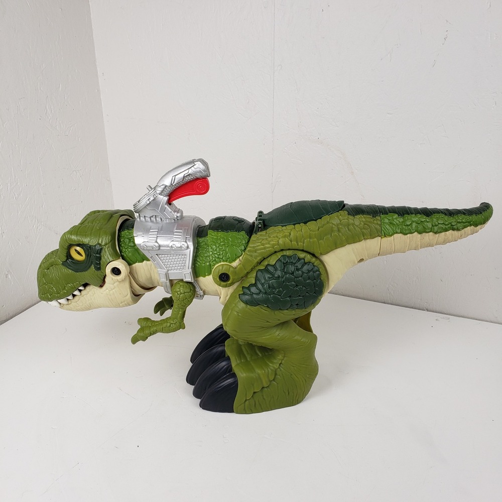 Fisher Price Imaginext Jurassic World Mega Mouth T-Rex Dinosaur Chomp Action Toy